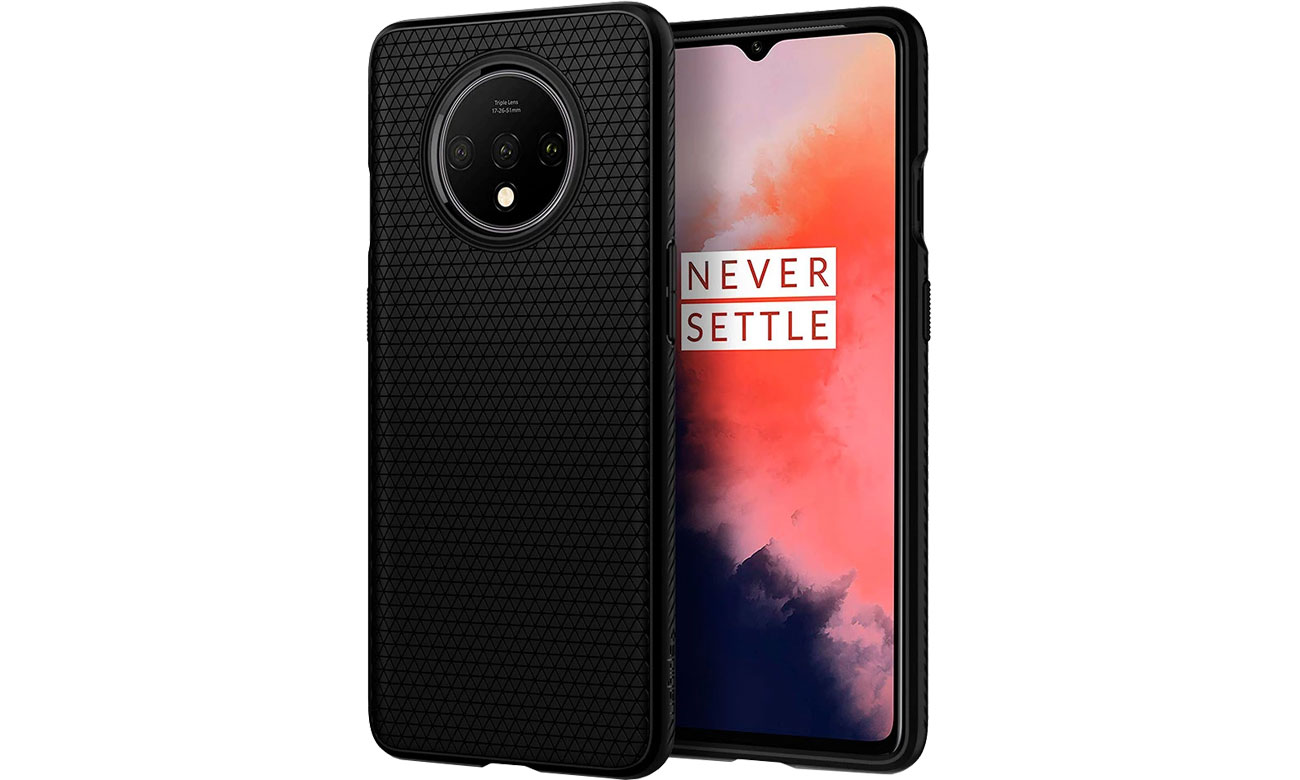 Spigen Liquid Air do OnePlus 7T Black Etui i obudowy na smartfony